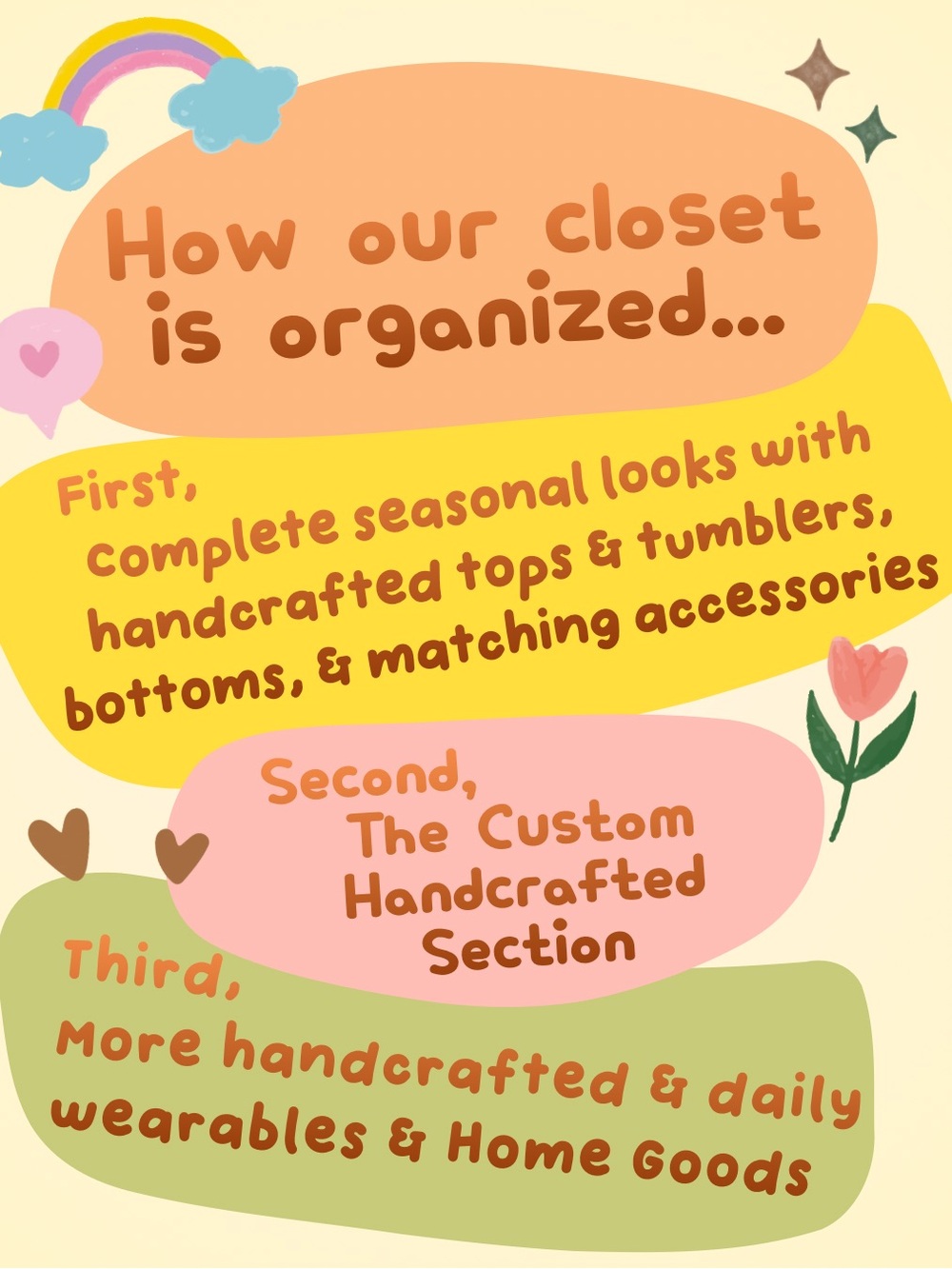How Our Closet Is Oganized